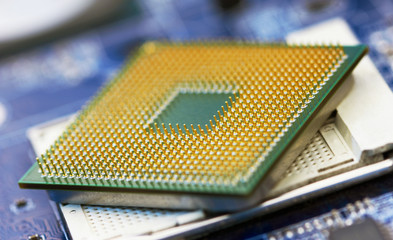 Electronic circuit board with processor