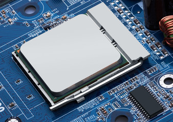 Electronic circuit board with processor