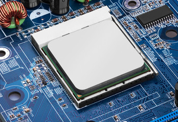 Electronic circuit board with processor