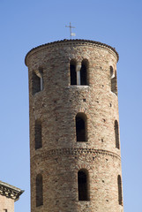 Fototapeta na wymiar Bell tower. Ravenna, Italy