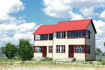 Beautiful house countryside