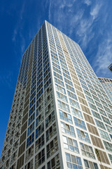 Beijing, China - on September 19, 2015: modern office buildings in Beijing's central business district (CBD), here is the economic center of Beijing.