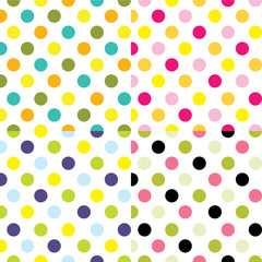 Seamless, polka dot Pattern suitable for wrapping, wallpaper background. EPS 10 & HI-RES JPG Included 