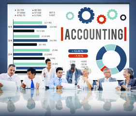 Accounting Finance Auditing Money Banking Concept