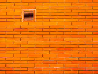 Brick wall background and air window