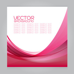 vector background pink curves line Gradation