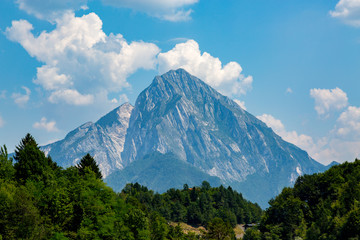 Large view on the mountain