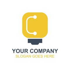 Idea Creative Business Marketing Advertising Icon Vector Logo