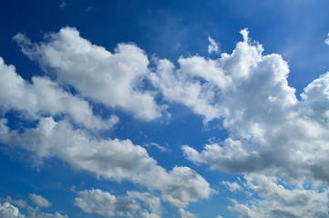 Naklejka na ściany i meble beautiful sky and cloud