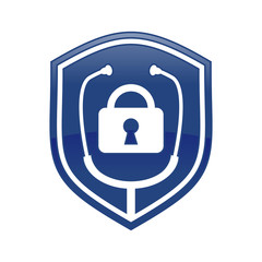 Lock Doctor Shield Logo Template