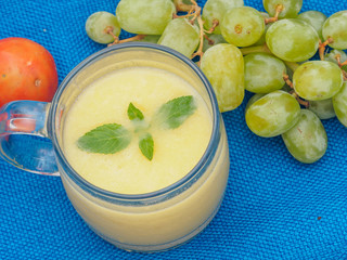 Green mango juice, Grape and Tomato