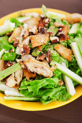 Chicken salad with zucchini
