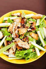 Chicken salad with zucchini