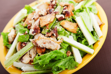 Chicken salad with zucchini