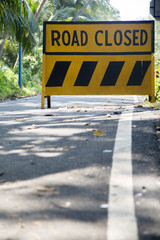 Road sign in Goa, India