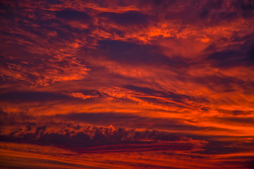 Red sky