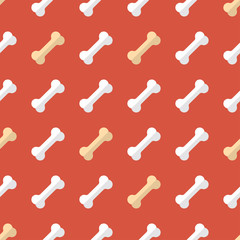 bone seamless vector pattern