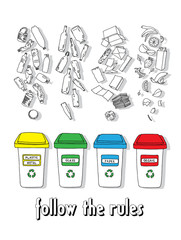 Recycles 2 - obrazy, fototapety, plakaty