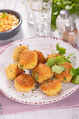 croquette, vegetable ball