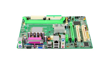Green computer motherboard