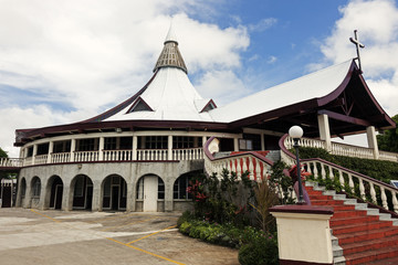 Obraz premium Church in downtown of Nuku'Alofa