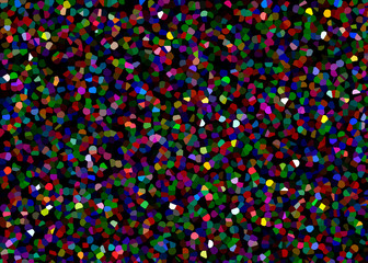 Фон мозаика разноцветный. Пестрый, яркий фон. Полукруг, овал. Черный цвет