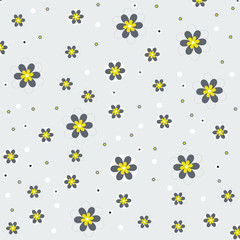 Colorful  autumn flowers background