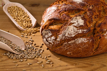 Frischer Brotlaib