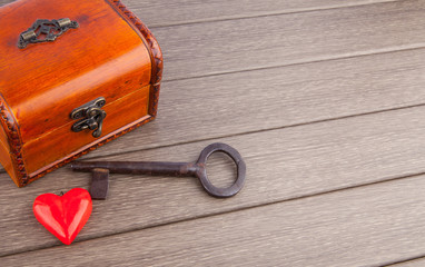 Wooden love chest