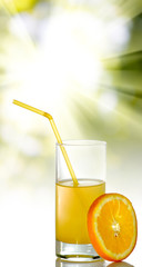 image of orange  and orange juice