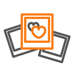 Lovers or family photos icon vector. Best for website photo activities.