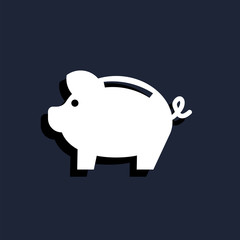 icon money pig