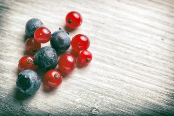 Fresh forest fruits
