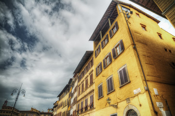 buildings in Piazza Santa Croce in Florence