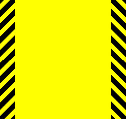 Yellow And Black Warning Background