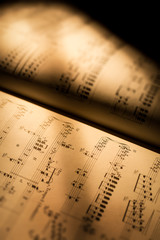 Music notes background
