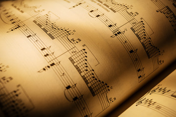 Music notes background