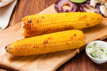 Grilled corn