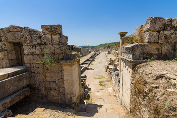 Ancient ruins of Perge. The Nymphaeum. Turkey
