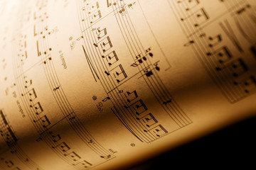 Music notes background