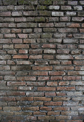 Old brick wall background