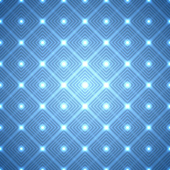 Fototapeta na wymiar Abstract background - blue geometric pattern seamless