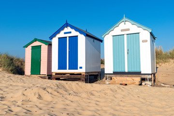 Obraz na płótnie Canvas Beach Huts at Southwold