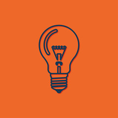 Vector lightbulb icon 