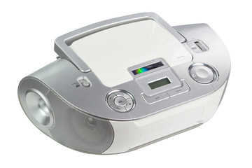 CD player isolated on white