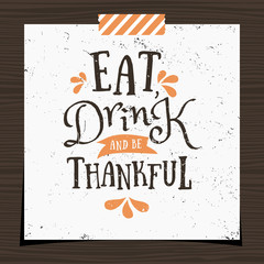Thanksgiving Greeting Card Template