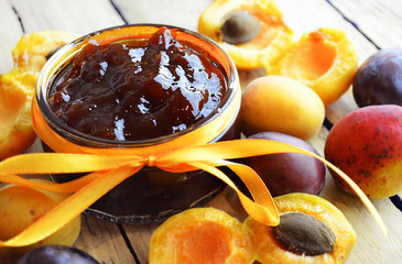 apricot and plum jam