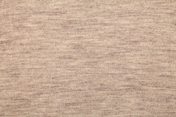 Brown knitted melange textile pattern