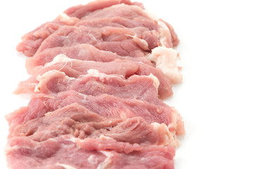 slice pork