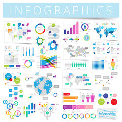 Set of infographics design elements